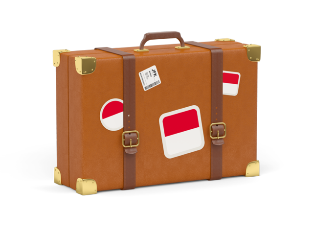 Travel suitcase icon. Download flag icon of Indonesia at PNG format