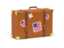 Liberia. Travel suitcase icon. Download icon.