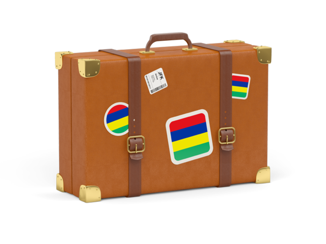 Travel suitcase icon. Download flag icon of Mauritius at PNG format