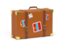 Mongolia. Travel suitcase icon. Download icon.