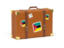 Mozambique. Travel suitcase icon. Download icon.