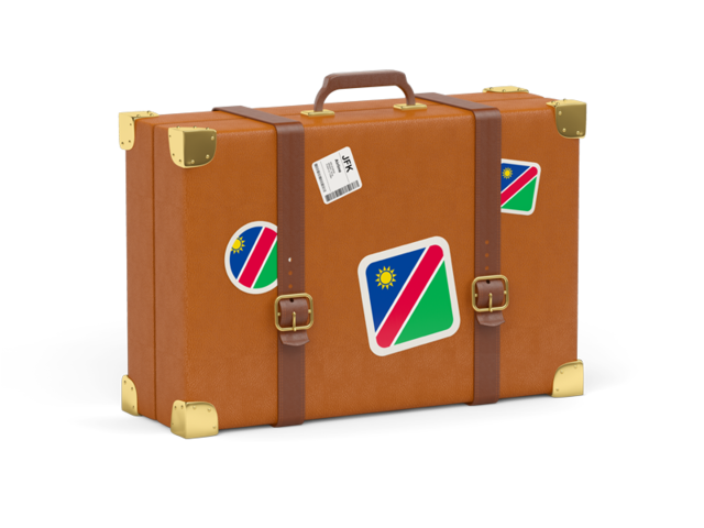 Travel suitcase icon. Download flag icon of Namibia at PNG format