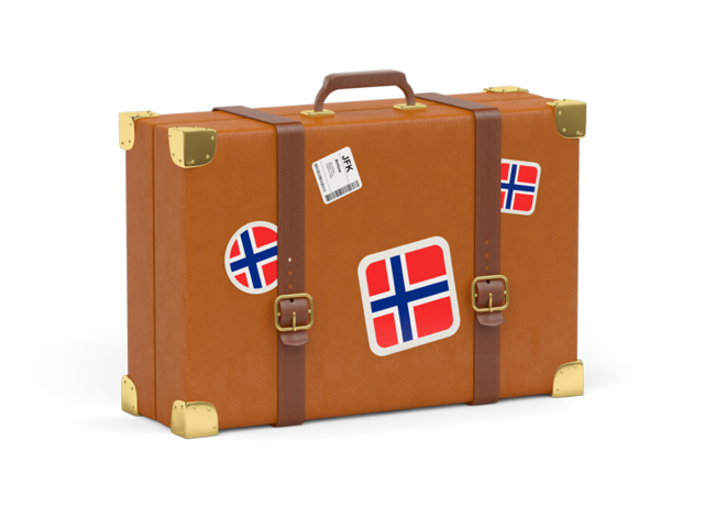 Travel suitcase icon. Download flag icon of Norway at PNG format