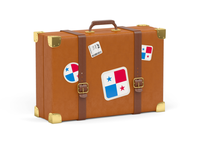 Travel suitcase icon. Download flag icon of Panama at PNG format
