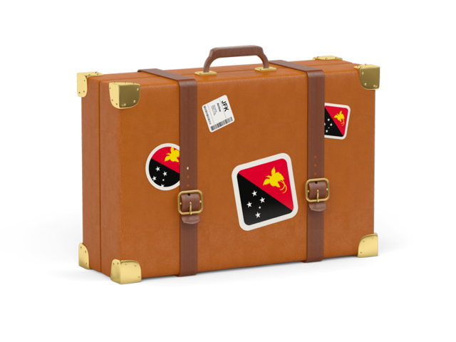 Travel suitcase icon. Download flag icon of Papua New Guinea at PNG format