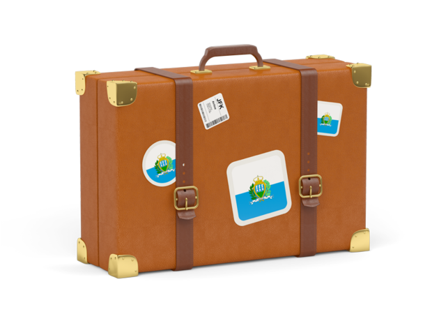 Travel suitcase icon. Download flag icon of San Marino at PNG format