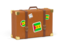 Sao Tome and Principe. Travel suitcase icon. Download icon.