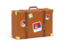 Serbia. Travel suitcase icon. Download icon.