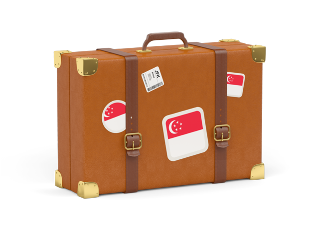Travel suitcase icon. Download flag icon of Singapore at PNG format