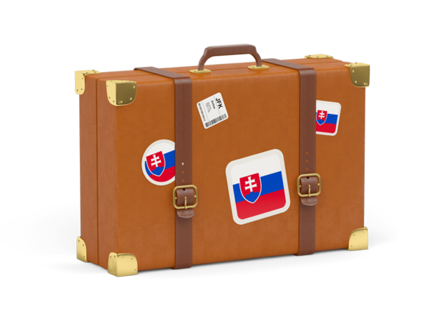 Travel suitcase icon. Download flag icon of Slovakia at PNG format