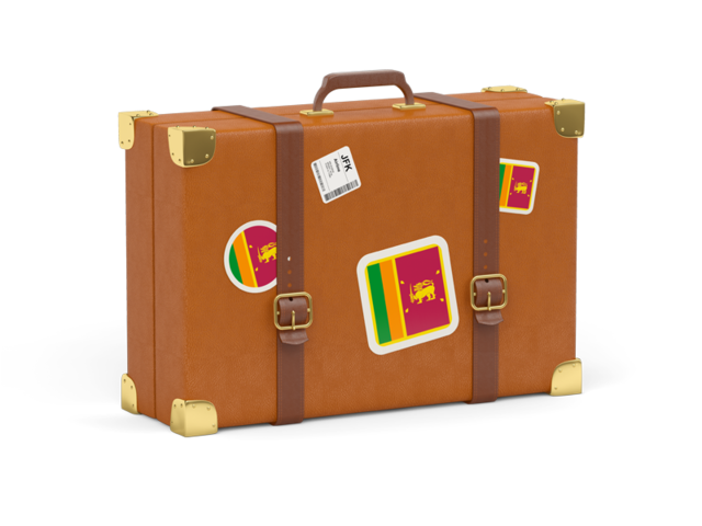 Travel suitcase icon. Download flag icon of Sri Lanka at PNG format