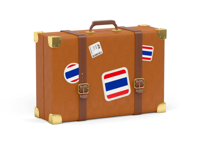 Travel suitcase icon. Download flag icon of Thailand at PNG format