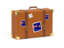 Turks and Caicos Islands. Travel suitcase icon. Download icon.