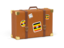 Uganda. Travel suitcase icon. Download icon.