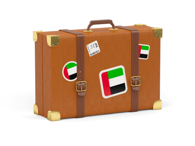 Travel suitcase icon. Download flag icon of United Arab Emirates at PNG format