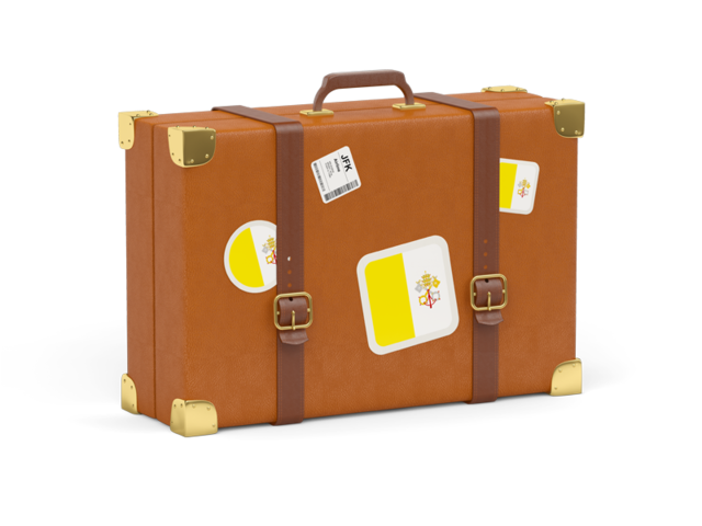 Travel suitcase icon. Download flag icon of Vatican City at PNG format