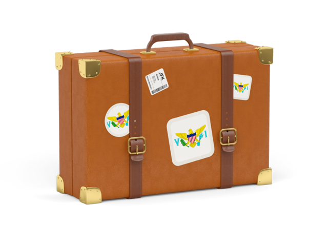 Travel suitcase icon. Download flag icon of Virgin Islands of the United States at PNG format