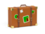 Zambia. Travel suitcase icon. Download icon.