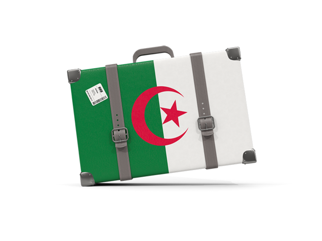 Traveling icon. Download flag icon of Algeria at PNG format