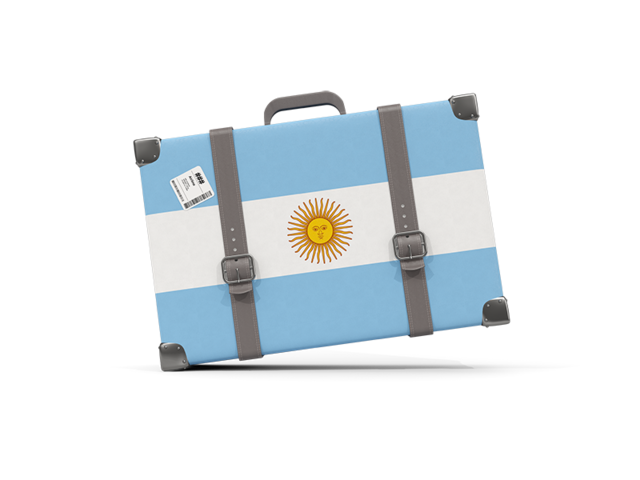 Туристическая иконка. Скачать флаг. Аргентина