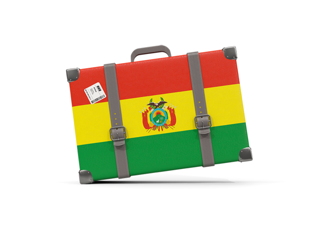 Туристическая иконка. Скачать флаг. Боливия