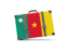 Cameroon. Traveling icon. Download icon.