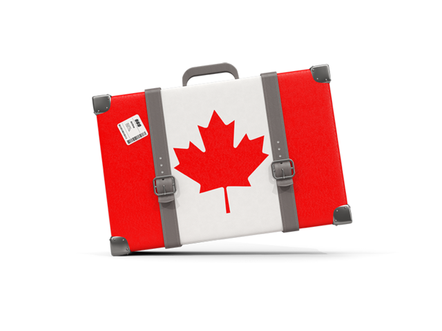 Туристическая иконка. Скачать флаг. Канада