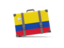 Colombia. Traveling icon. Download icon.