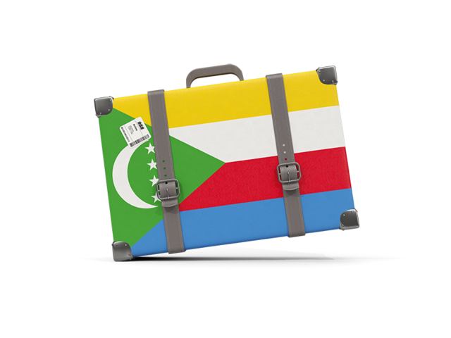 Traveling icon. Download flag icon of Comoros at PNG format