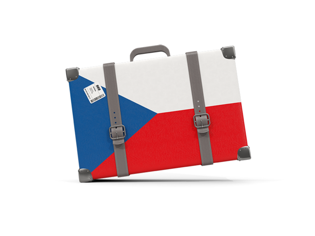 Туристическая иконка. Скачать флаг. Чехия