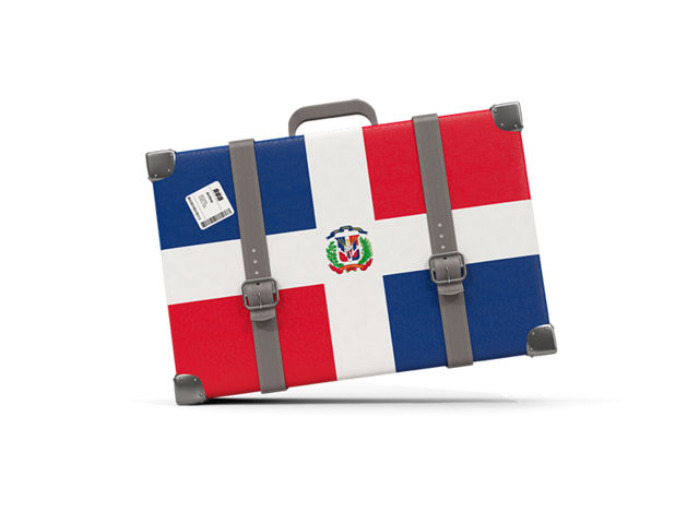 Туристическая иконка. Скачать флаг. Доминиканская Республика