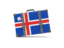 Iceland. Traveling icon. Download icon.