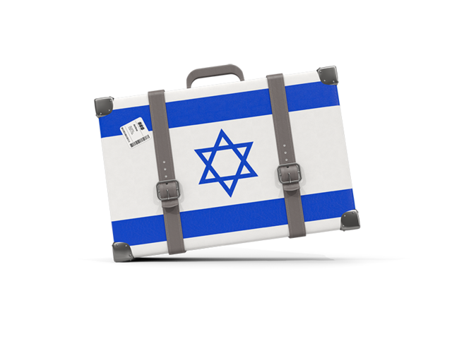 Туристическая иконка. Скачать флаг. Израиль