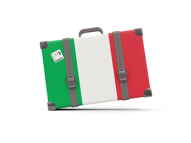 Туристическая иконка. Скачать флаг. Италия