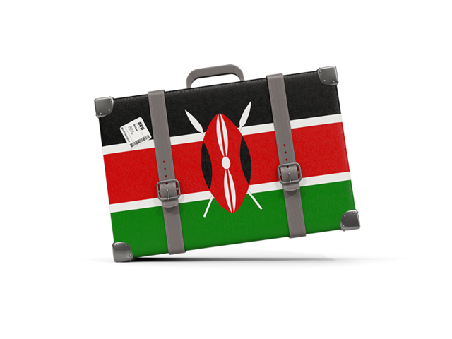 Туристическая иконка. Скачать флаг. Кения