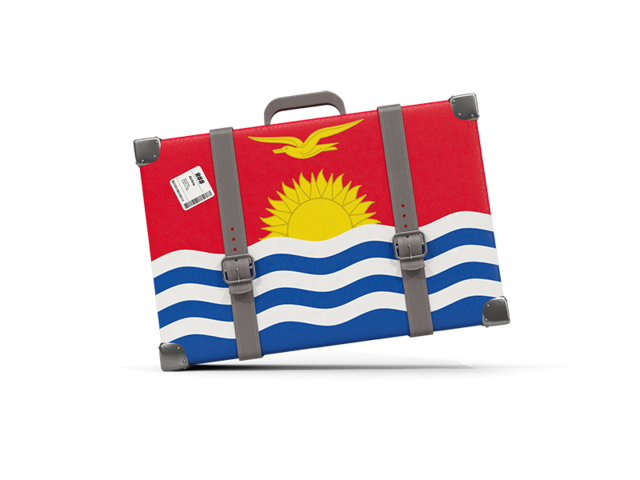 Туристическая иконка. Скачать флаг. Кирибати