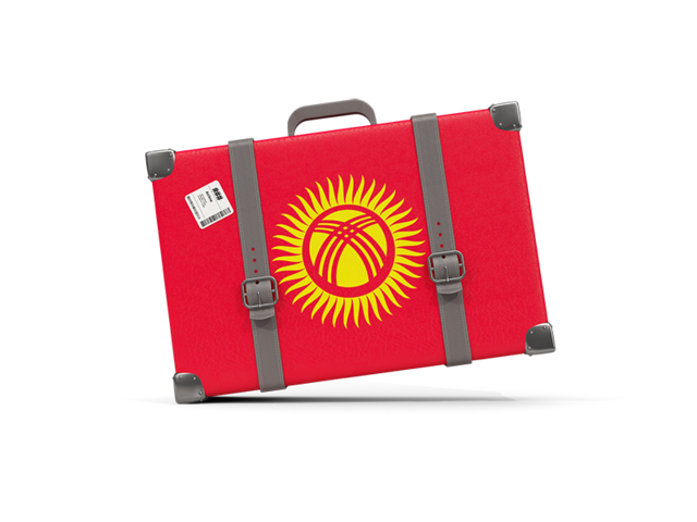 Traveling icon. Download flag icon of Kyrgyzstan at PNG format