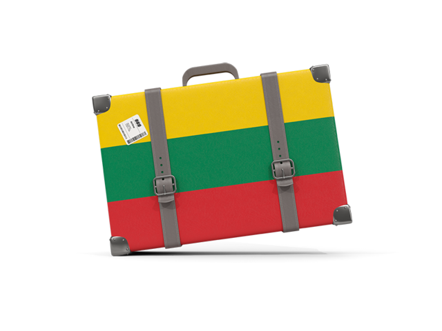 Traveling icon. Download flag icon of Lithuania at PNG format