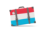 Luxembourg. Traveling icon. Download icon.