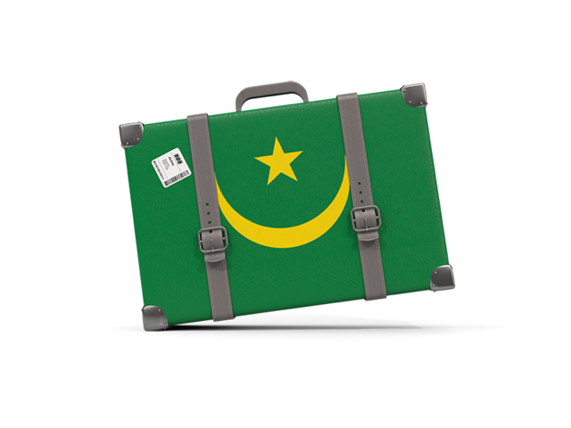Туристическая иконка. Скачать флаг. Мавритания