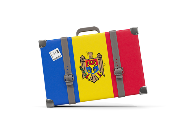 Туристическая иконка. Скачать флаг. Молдавия