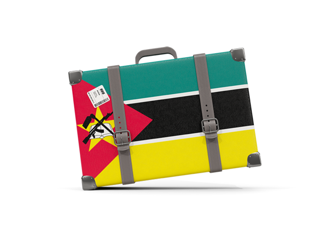 Туристическая иконка. Скачать флаг. Мозамбик
