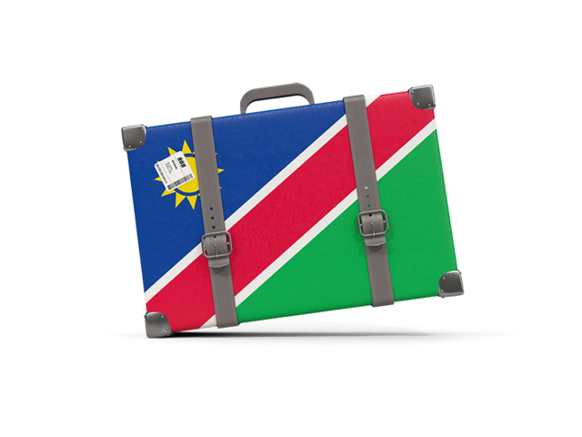 Туристическая иконка. Скачать флаг. Намибия