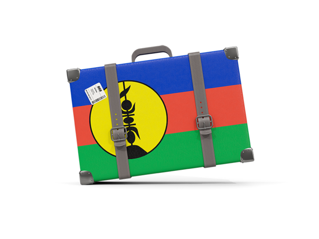 Туристическая иконка. Скачать флаг. Новая Каледония