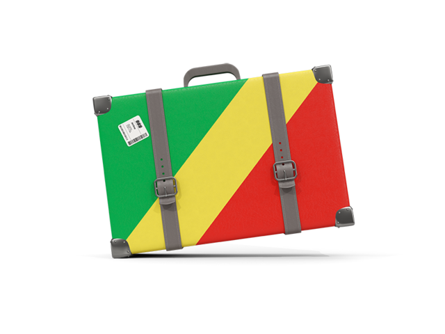 Туристическая иконка. Скачать флаг. Республика Конго