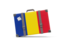 Romania. Traveling icon. Download icon.