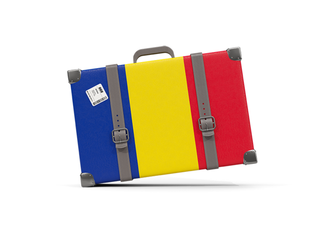 Traveling icon. Download flag icon of Romania at PNG format