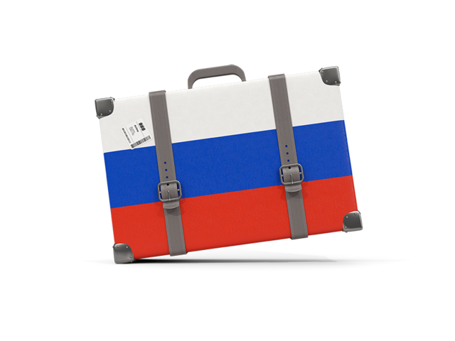 Туристическая иконка. Скачать флаг. Россия