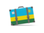 Rwanda. Traveling icon. Download icon.