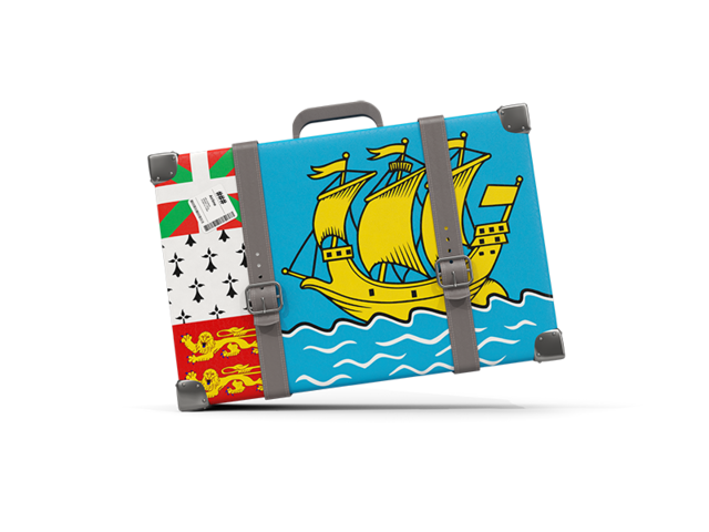 Traveling icon. Download flag icon of Saint Pierre and Miquelon at PNG format